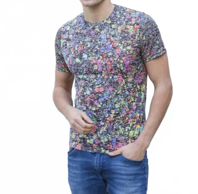 Eight X Multi Paint Splash T-shirt In Black