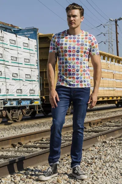 Eight X Music Instruments Print T-shirt In Multi