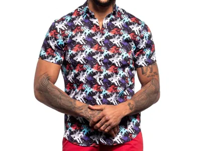 Eight X Paint Party Short Sleeve Shirt In Multi