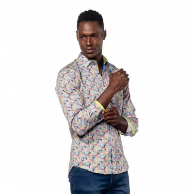 Eight X Paintball Palace Button Down Shirt In Multi