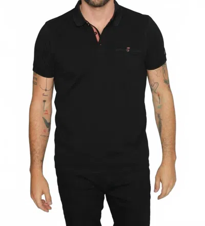 Eight X Pocket Polo In Black
