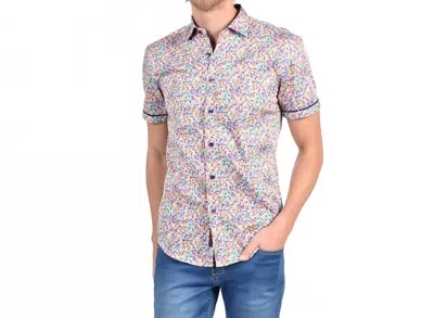 Eight X Rainbow Confetti Short Sleeve Shirt In Multi
