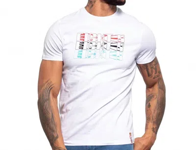 Eight X Rocket Pop Logo Graphic T-shirt In White