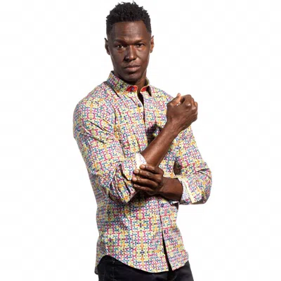 Eight X Saturday Night Fever Button Down Shirt In Multi