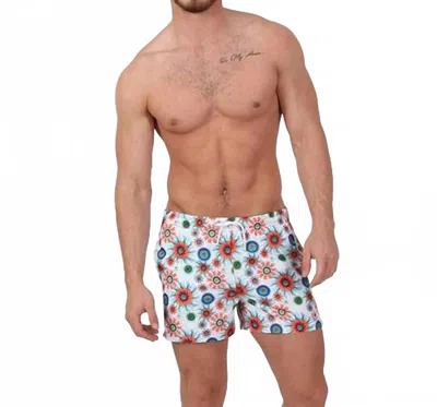 Eight X Sea Floral Swim Trunks In Multi