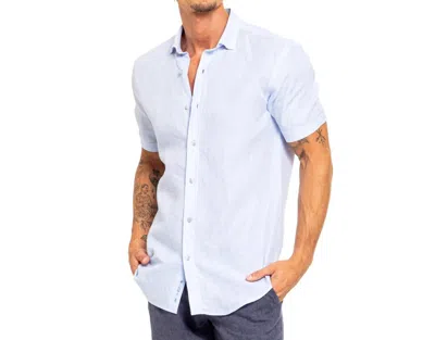 Eight X Short Sleeve Shirt In Light Blue