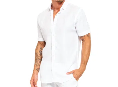 Eight X Short Sleeve Shirt In White