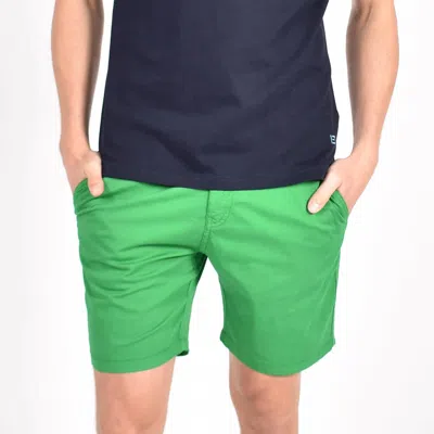 Eight X Slim Fit Chino Shorts In Green In Multi