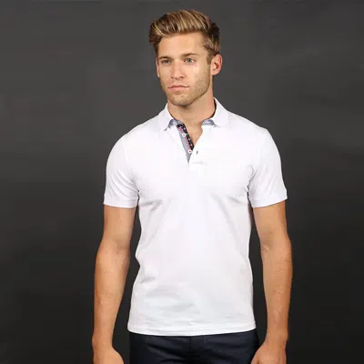 Eight X Slim Fit Polo Shirt In White