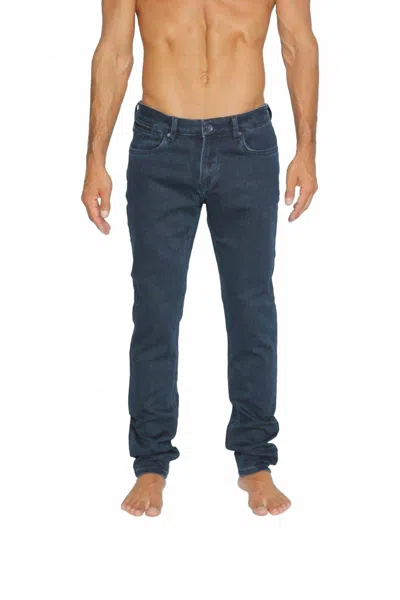 Eight X Slim Fit Stretch Denim Jeans In Blue
