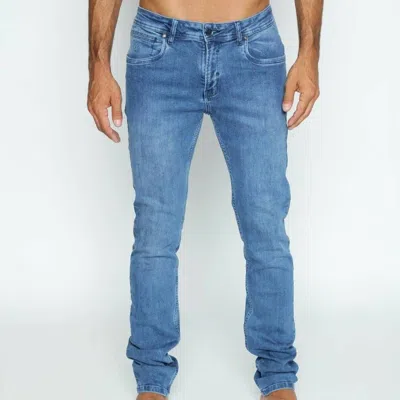 Eight X Slim Fit Stretch Denim Jeans In Blue