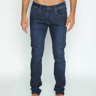 Eight X Slim Fit Stretch Denim Jeans In Navy In Blue