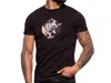 Eight X Space Rocker Graphic T-shirt In Black