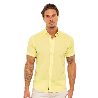 Eight X Subtle Bubbles Short Sleeve Shirt In Yellow