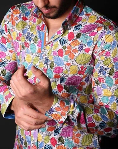 Eight X Summer Flowers Short Sleeve Shirt In Multi