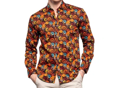 Eight X Whirlwind Button Down Shirt In Multi