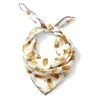 Eighteen Forty Two Game Day Tiger Scarf In Beige Multi In White