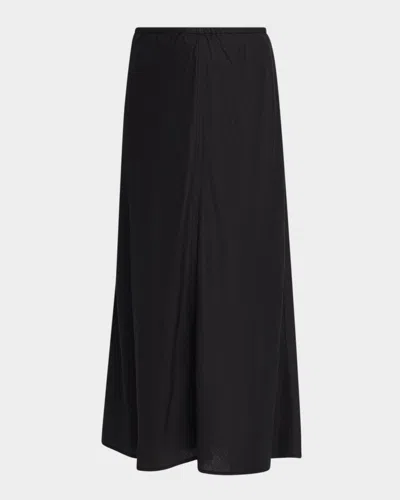 Eileen Fisher A-line Organic Linen Midi Skirt
