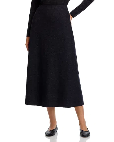 Eileen Fisher A Line Skirt In Black