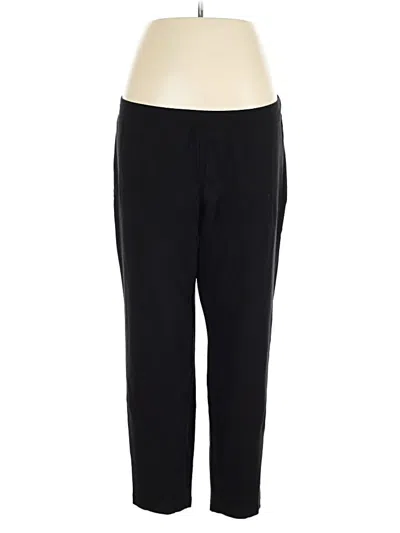 Pre-owned Eileen Fisher Active Pants In Black