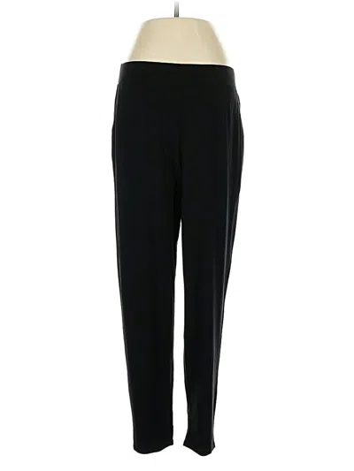 Pre-owned Eileen Fisher Active Pants In Black