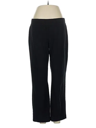Pre-owned Eileen Fisher Active Pants In Black