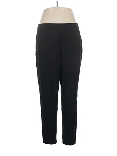 Pre-owned Eileen Fisher Active Pants In Black
