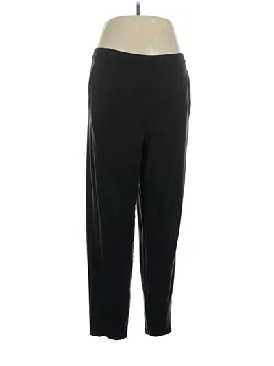 Pre-owned Eileen Fisher Active Pants In Black