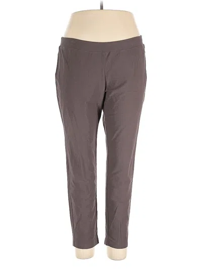Pre-owned Eileen Fisher Active Pants In Gray