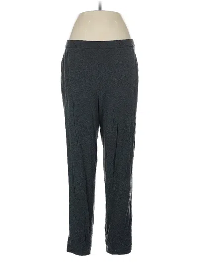 Pre-owned Eileen Fisher Active Pants In Gray