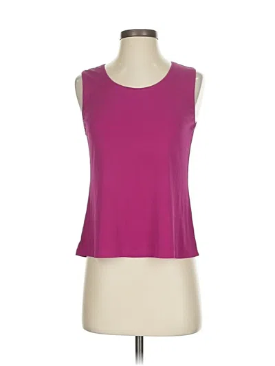 Pre-owned Eileen Fisher Active Tank Top In Purple