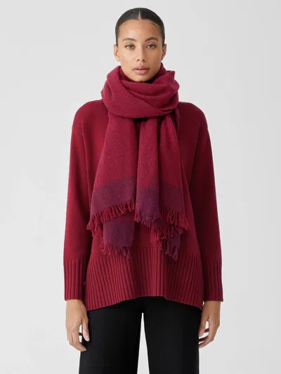 Eileen Fisher Airy Reclaimed Cashmere Scarf In Pink