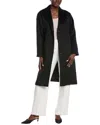 Eileen Fisher Alpaca & Wool-blend Coat In Black