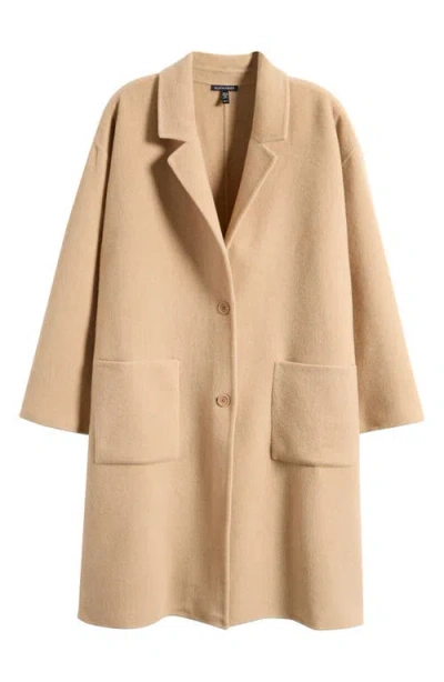 Eileen Fisher Alpaca & Wool Blend Short Coat In Multi