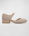 Eileen Fisher Ammi Stretch Mary Jane Ballerina Pumps In Blush