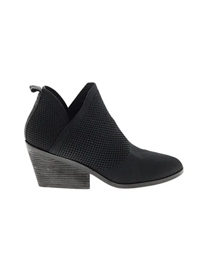 Pre-owned Eileen Fisher Ankle Boots In Black