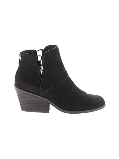 Pre-owned Eileen Fisher Ankle Boots In Black