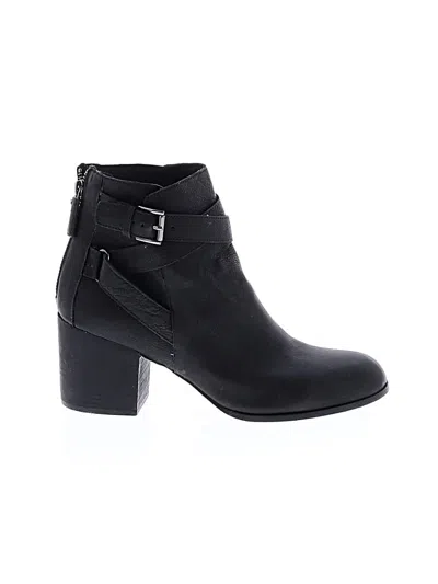 Pre-owned Eileen Fisher Ankle Boots In Black