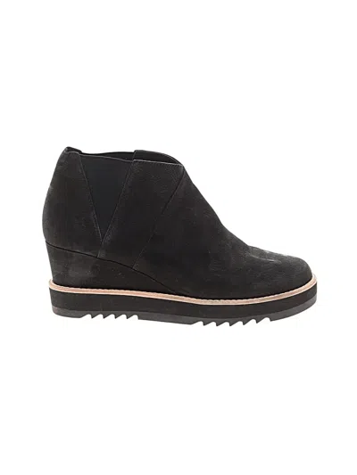 Pre-owned Eileen Fisher Ankle Boots In Black