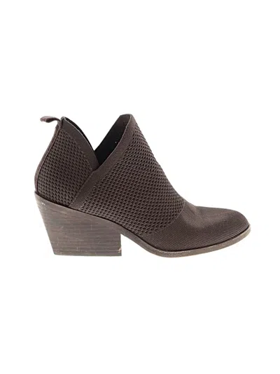Pre-owned Eileen Fisher Ankle Boots In Brown
