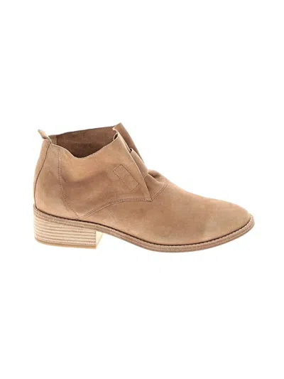 Pre-owned Eileen Fisher Ankle Boots In Brown