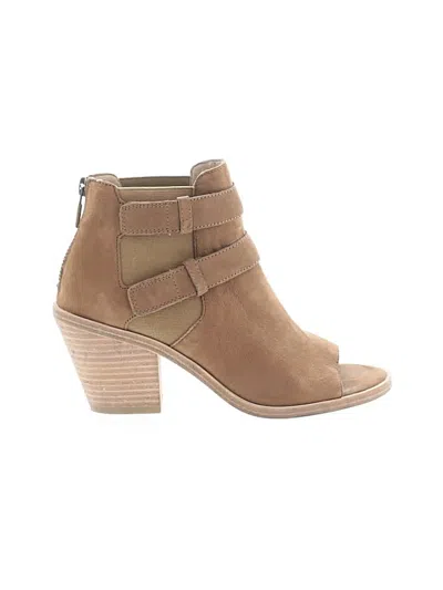 Pre-owned Eileen Fisher Ankle Boots In Brown