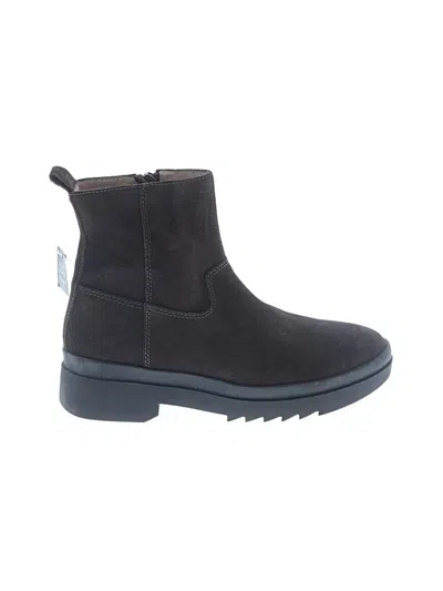 Pre-owned Eileen Fisher Ankle Boots In Tan