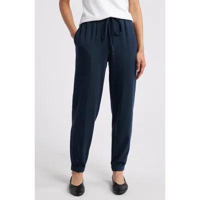 Eileen Fisher Ankle Joggers In Deep Adriatic