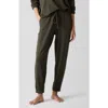 Eileen Fisher Ankle Joggers In Green