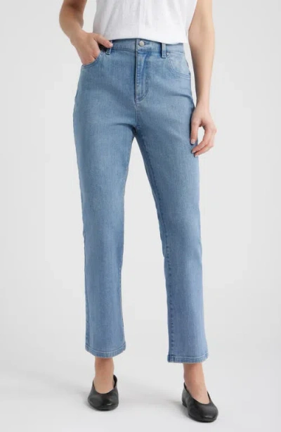 Eileen Fisher Ankle Kick Flare Leg Jeans In Blue