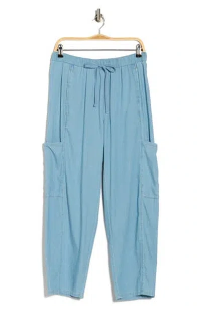 Eileen Fisher Ankle Lantern Cargo Pants In Brown