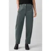 Eileen Fisher Ankle Lantern Corduroy Pants In Blue