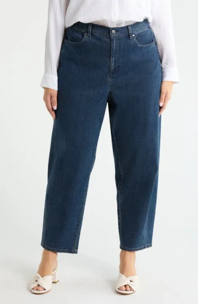 Eileen Fisher Ankle Lantern Jeans In Black