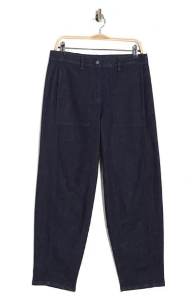 Eileen Fisher Ankle Lantern Leg Jeans In Blue